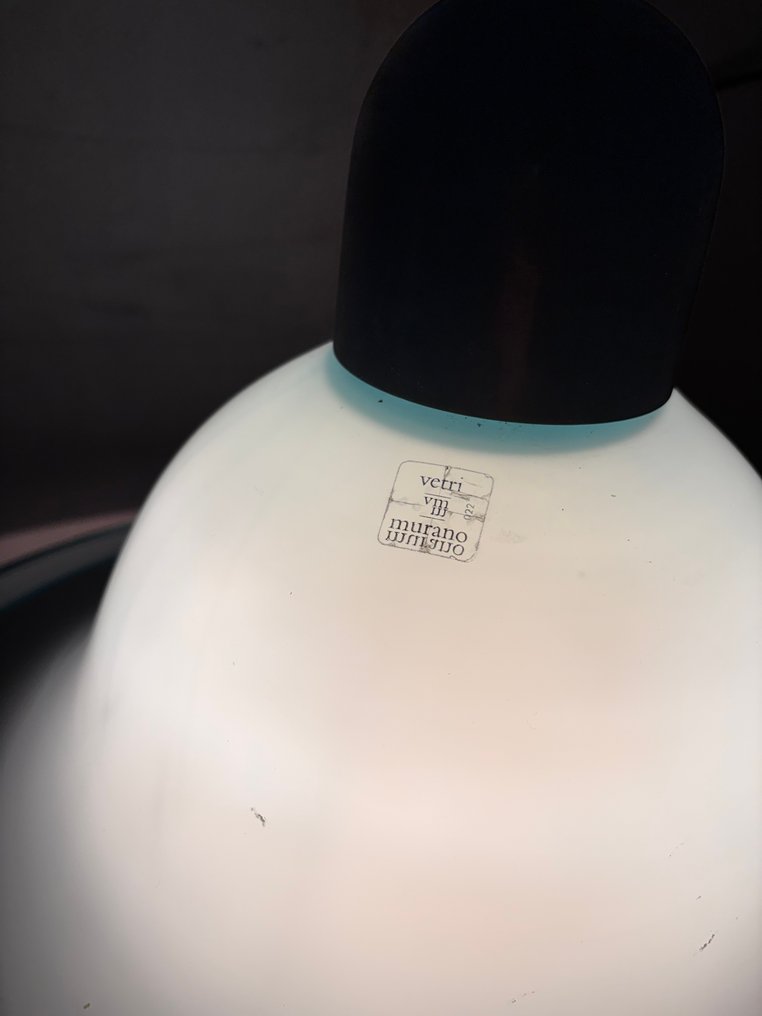 Plafondlamp - Glas, Metaal - Murano met etiket #1.0