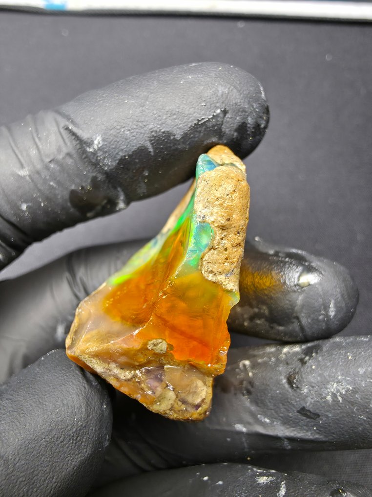 95.40克拉天然水晶蛋白石 粗糙- 19.08 g #1.0