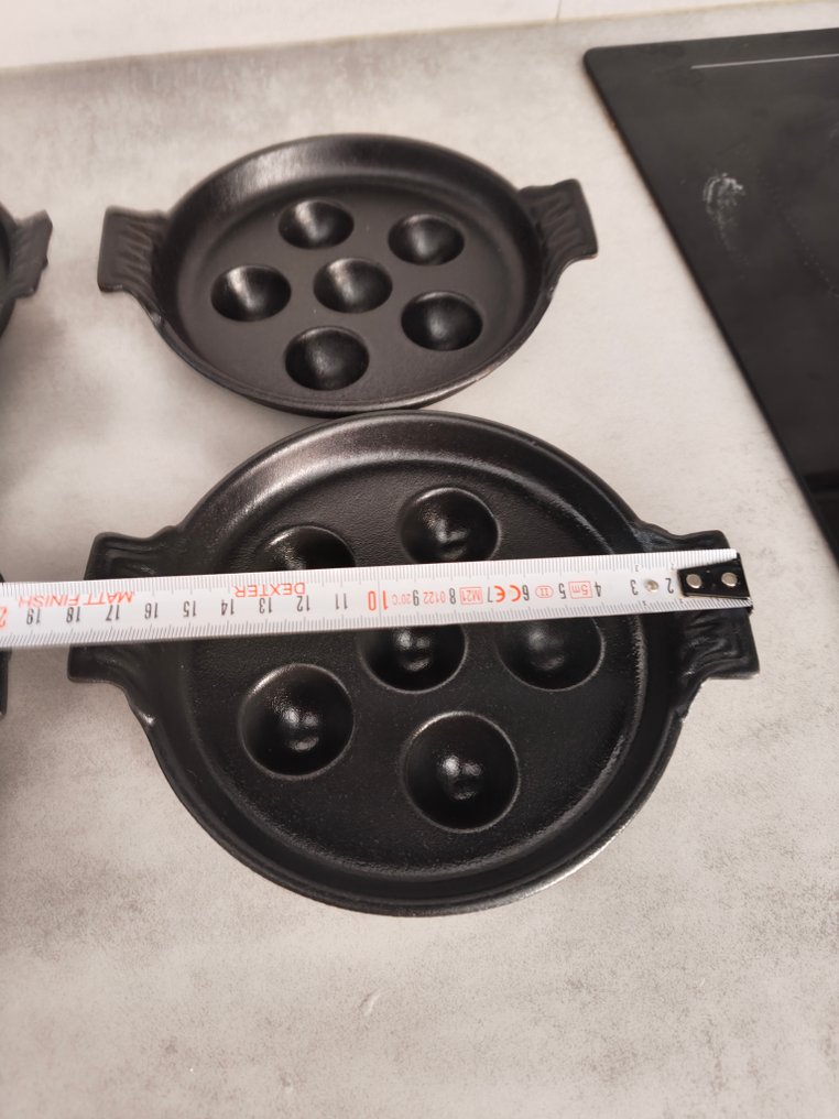 Style Staub and Le Creuset - Teglia da forno - Piatto di lumache, piatto a escargots. - Fuso di ferro #2.1