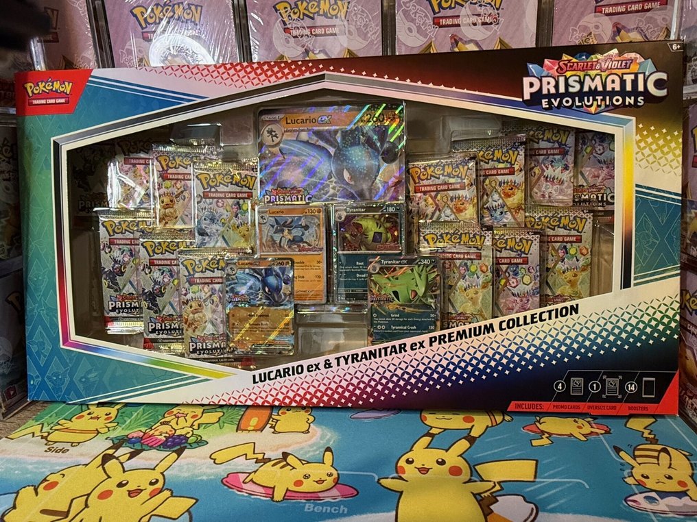 Pokémon - 1 Box - Lucario ex & Tyranitar ex Premium Collection - Scarlet & Violet #2.1