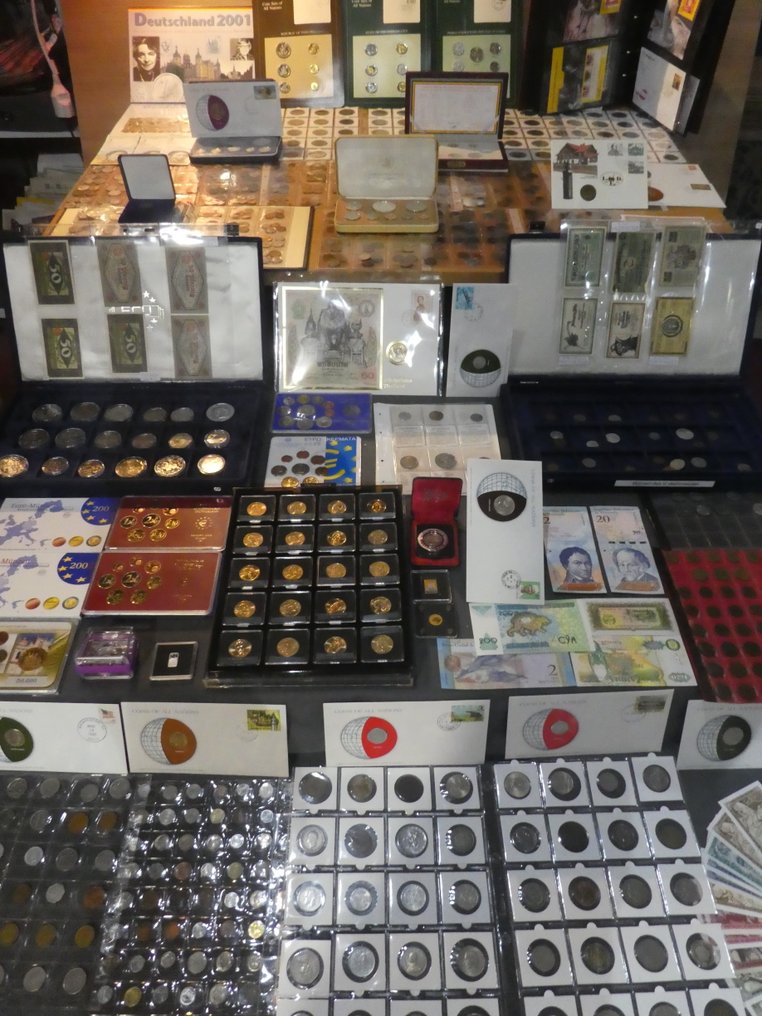 World. Collection of coins/banknote/medals/euro inkl. pp from old to modern (700 pieces) (No reserve price) #1.0