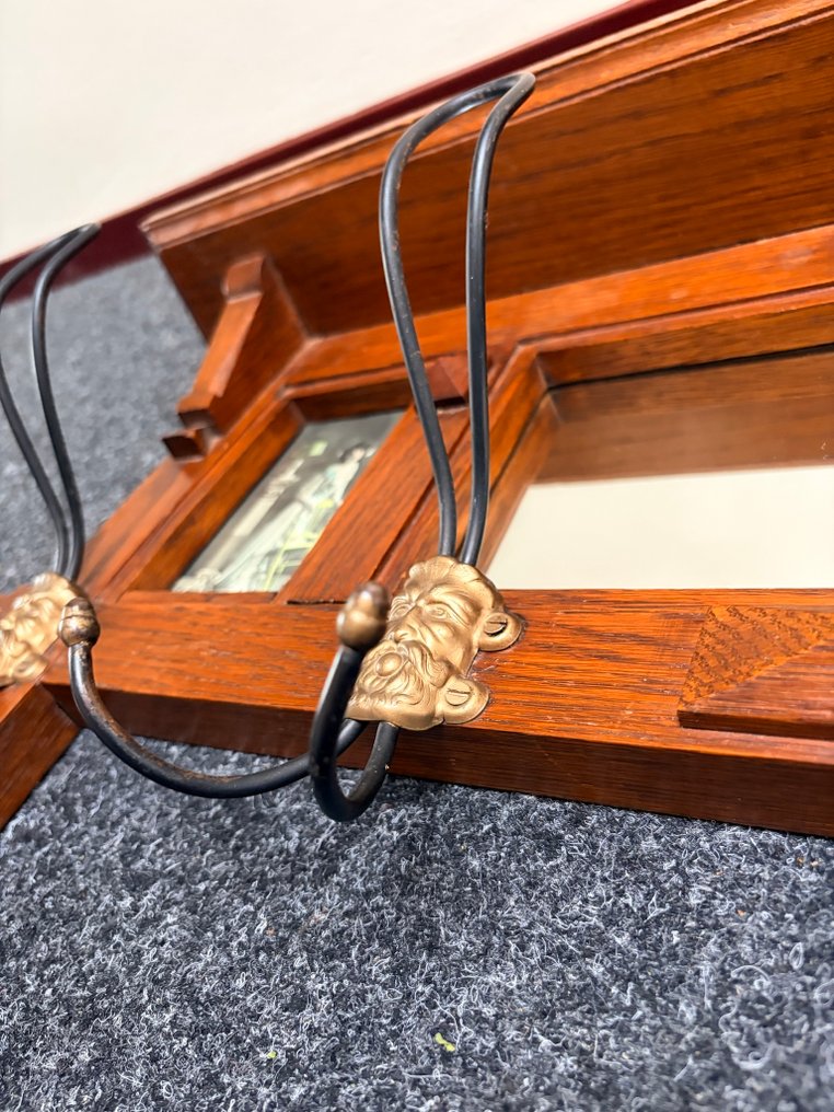 衣帽架 - 橡木, 玻璃 #3.2