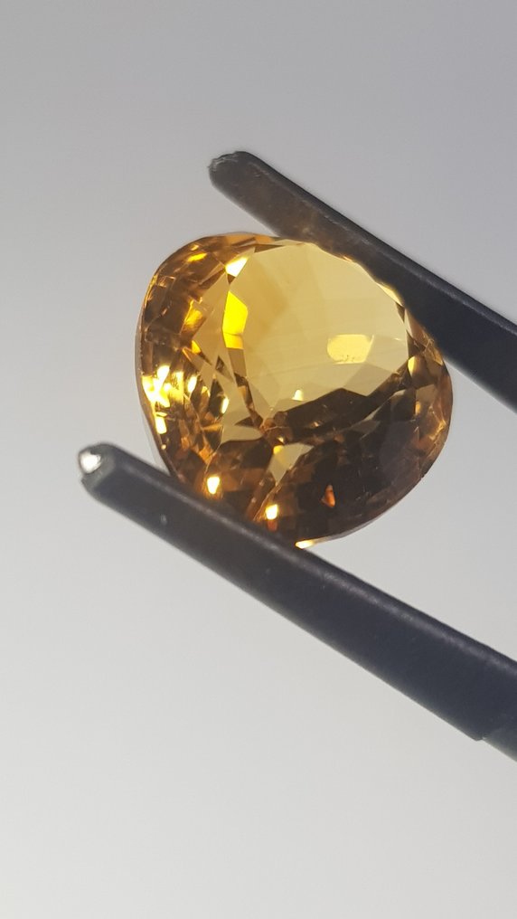 没有保留价 - 1 pcs  黄色 黄水晶  - 15.87 ct - 安特卫普宝石检测实验室（ALGT） - 优质色彩 #3.2