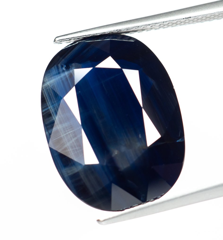 Nincs minimálár Zafír - 16.11 ct - Amerikai Gemmológiai Intézet (GIA) - sötétkék #1.0