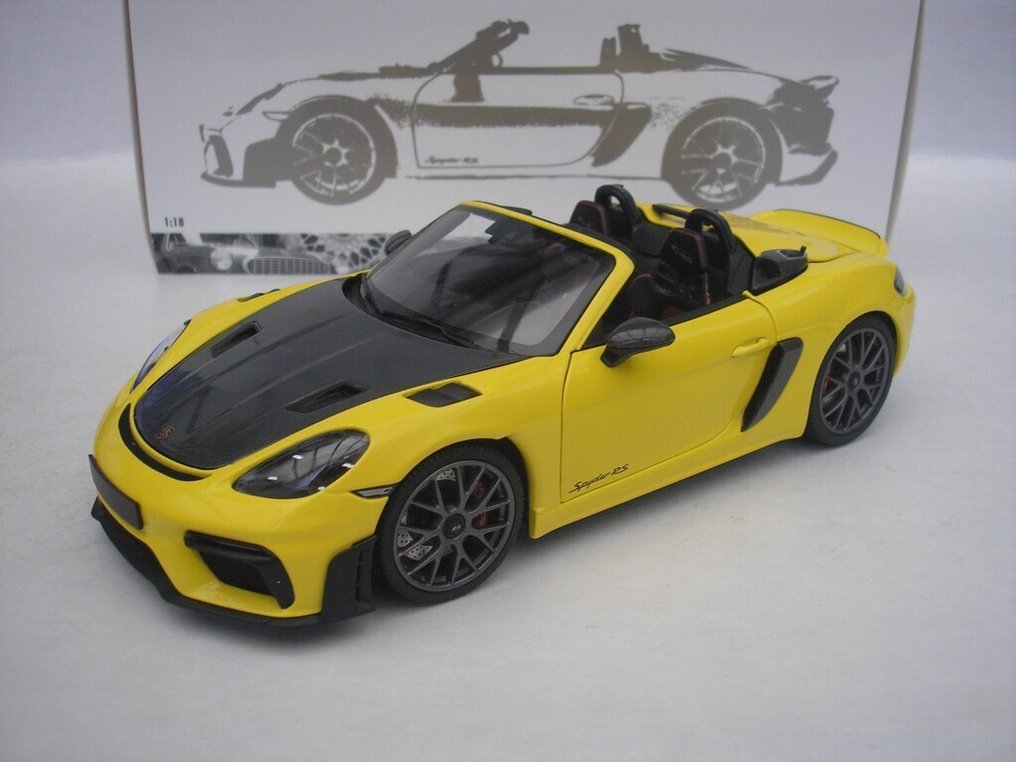 Minichamps 1:18 - 模型汽车 - Porsche Spyder RS - 2024 Weissach Package - 黄色 #1.0