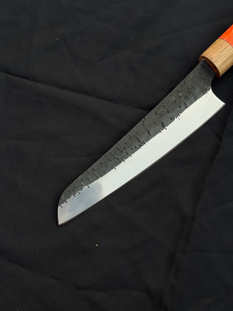 handmade - Bordskniv - japanska - Rosenträ, resin - kock #2.1