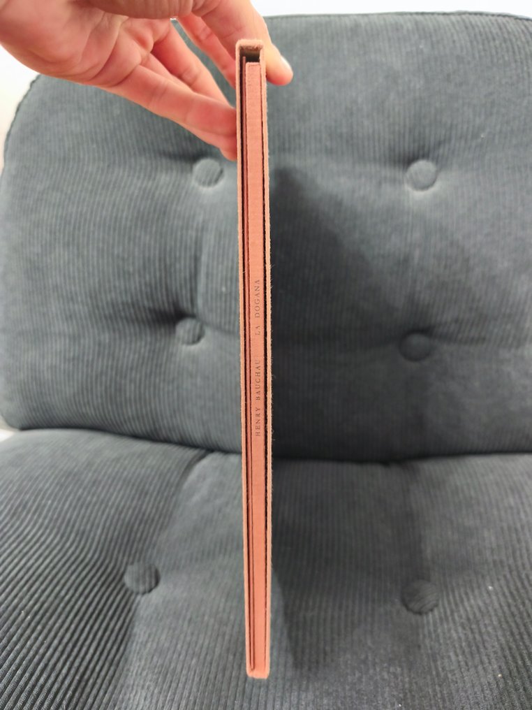 Signé ; Henry Bauchau  / Henriette Grindat - La Dogana [1/50 de tête avec poème autographe manuscrit et photo originale] - 1967 #3.2