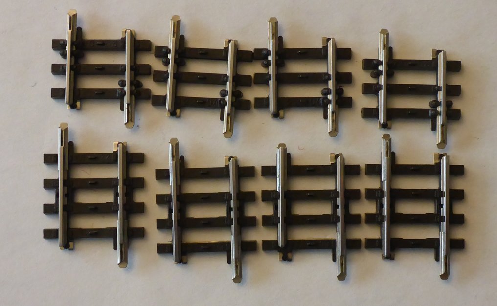 Märklin H0 - 2200 2203 2204 2209 2210 2221 2232 - Modeltreinsporen (78) - K rails #1.0