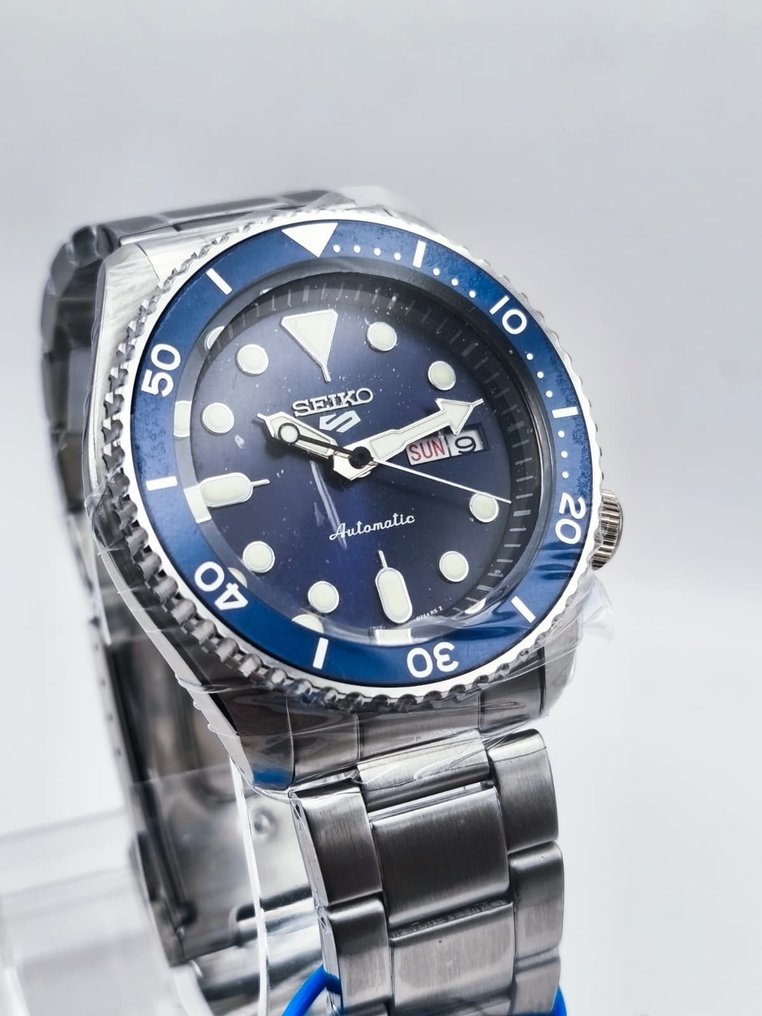 Seiko - Seiko 5 Automatic Day-Date - 没有保留价 - "Blue Dial" - SRPD51 - "NEW" - 男士 - 2000-2010 #1.0