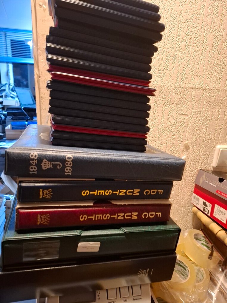 Nederland. Verzameling muntgeld gulden tijd Nederland - ook in FDC sets 1950 tot 2000 (Zonder Minimumprijs) #1.0