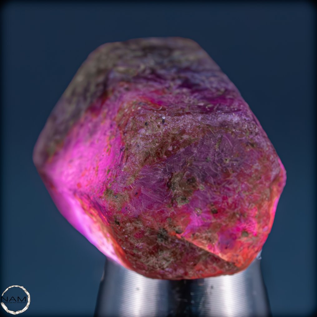 Natural padparadscha-colored sapphire – exceptionally rare raw crystal aesthetic – 48.30 ct- 9.66 g #4.3