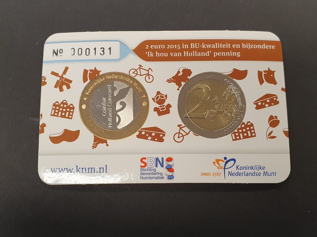 Netherlands. Collectie van 14 coincards + HCF Penning 2014-2025 #4.3