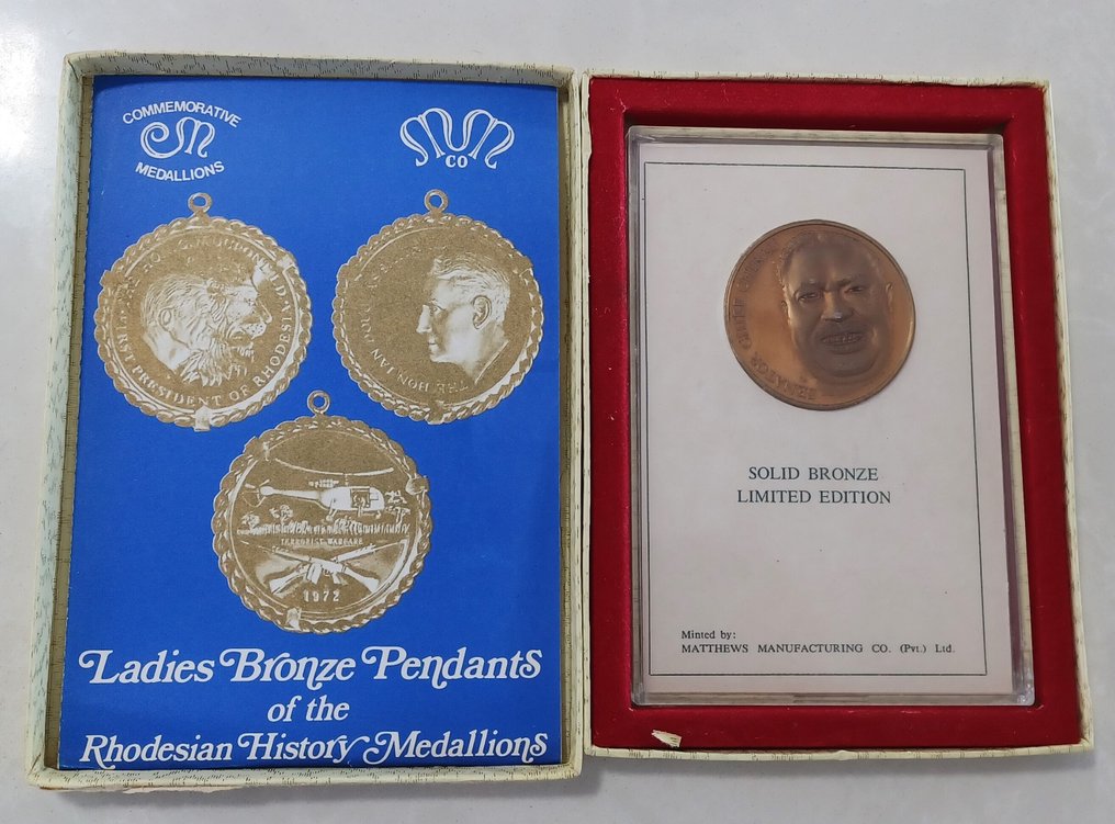Rhodesia, Zimbabwe. Medal 1976 - Senator Chief Chirau (No reserve price) #1.0