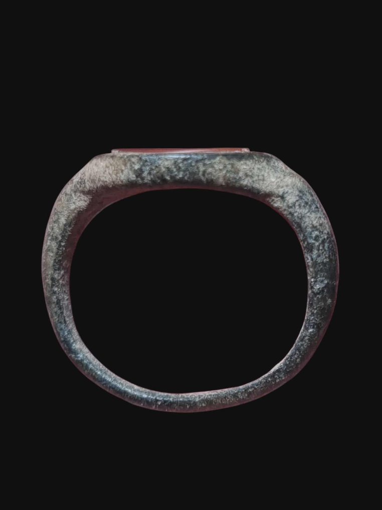 Ναϊάδες Μπρούντζος, Ασημί, Σπάνιος & εκπληκτικός λίθος αχάτη Δαχτυλίδι  (χωρίς τιμή ασφαλείας) #2.1