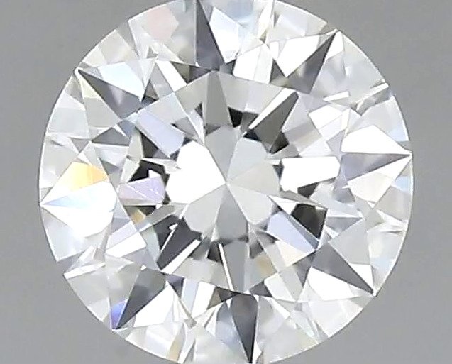 Fără preț de rezervă - 1 pcs Diamant (Natural) - 0.33 ct - Rotund - E - VVS2 - GIA (Institutul gemologic din SUA) - *EX VG* #1.0