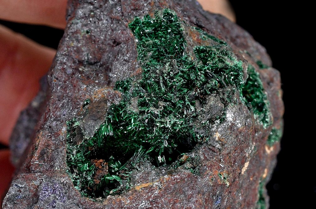 High quality Brochantite on massive Cuprite from Chile - Altezza: 5.3 cm - Larghezza: 5.2 cm- 220 g #4.3