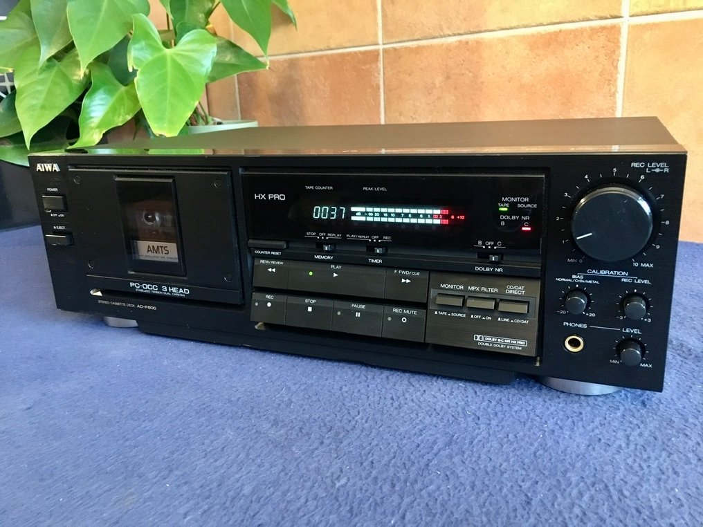 Aiwa - AD-F800 3-head HX-pro Audio-cassette deck #1.0
