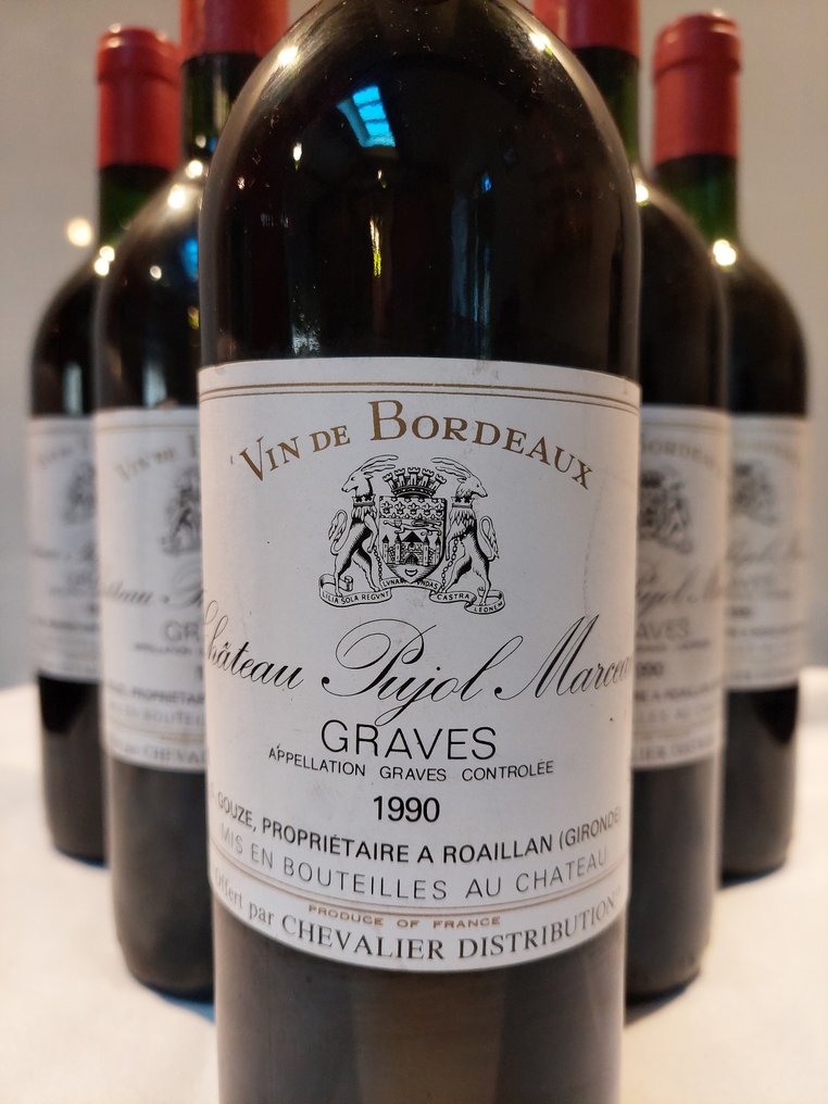 1990 Chateau Pujol Marceau - 格拉夫酒 Graves - 6 瓶 (0.75L) #2.1