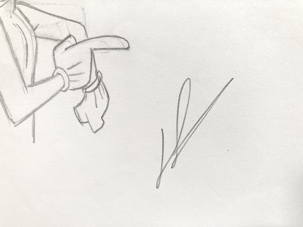 Bugs Bunny Original animation drawing signed - Warner Bros. (c. 1990s) #4.3