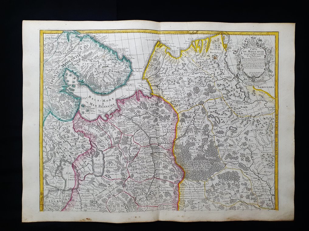 欧洲 - [一批2件] - 斯堪的纳维亚 / 俄罗斯 / 芬兰 / 莫斯科 / 波罗的海; Delisle - Dezauche,  1788 - Carte de Moscovie (Nord et Sud) - [LOT of 2] - 1721-1750 #2.1