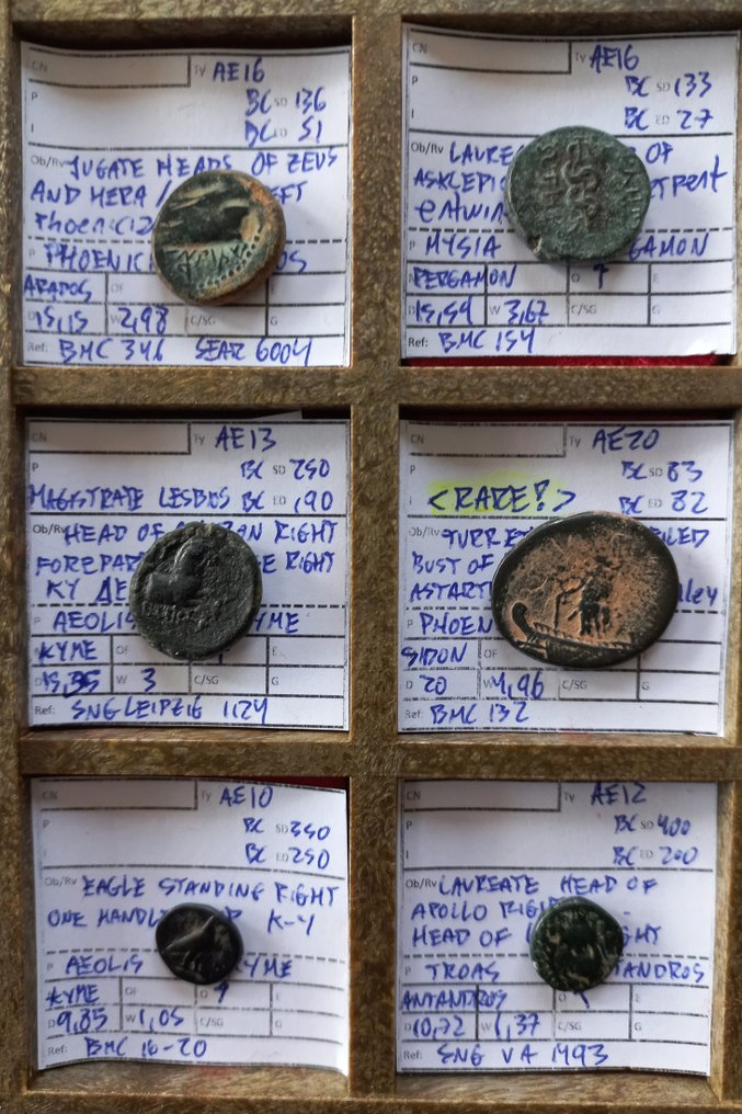 Görögország (ókori) Lot of 6 Æ coins  (Nincs minimálár) #1.0