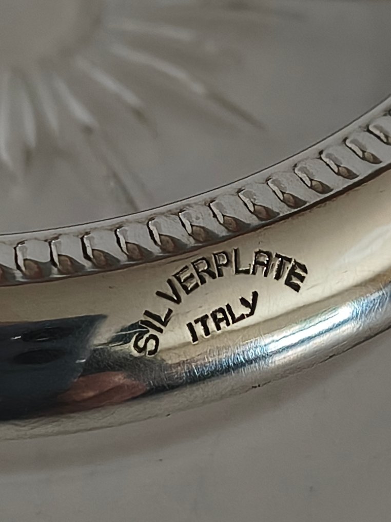 Leonard - Leonard - Tálkészlet (6) - Üveg, Ezüstözött #1.0