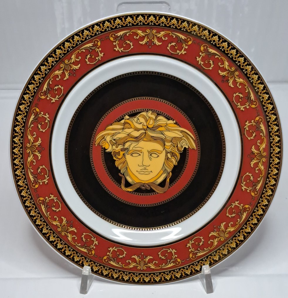 Rosenthal - Gianni Versace - Wall plate - ☆Medusa Mythos ☆ 18cm 1993 - Hartporzellan - Control number 74 / 27 #3.2