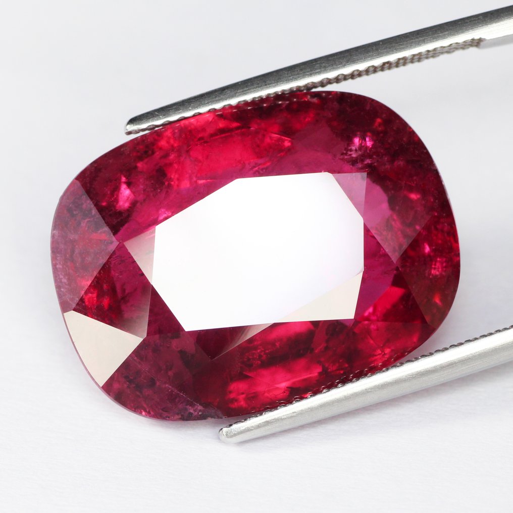 1 pcs  粉色, 紅色 電氣石  - 27.31 ct - 國際有色寶石協會 (ICA GemLab) - Rubilite稀有宝石 无热处理 #3.2