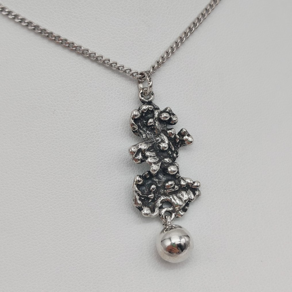 Senza Prezzo di Riserva - Turun Hopea - Collana con ciondolo Argento - Pentti Sarpaneva #1.0