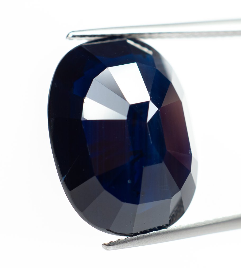 Nincs minimálár Zafír - 16.11 ct - Amerikai Gemmológiai Intézet (GIA) - sötétkék #3.2