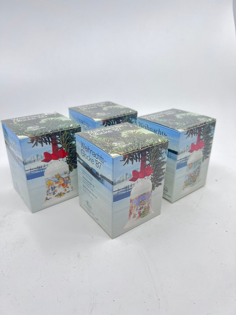 heutschenreuther - Julepynt Hutschenreuther (4) - julebel - Porselen - 1985-87-88-91 #2.1