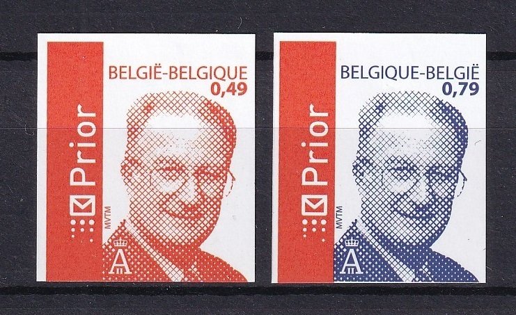Belgium 1997/2009 - ONGETAND composition of stamps and series 'Royal House', 'Monarchy', with a maximum print run of #3.2
