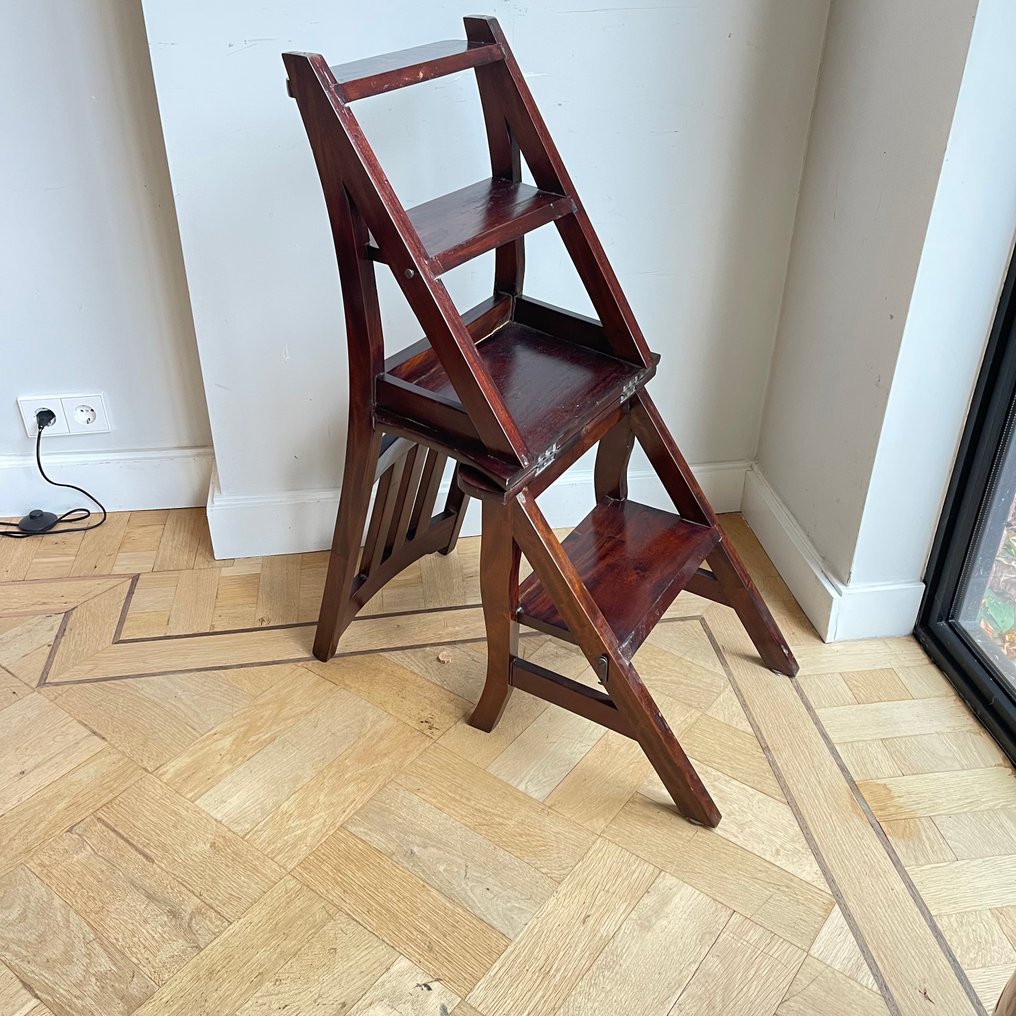 椅 - 柚木 - 图书馆阶梯 / 椅子 #2.1