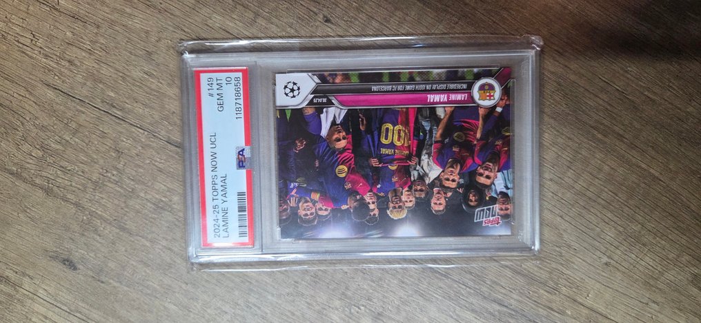 2024/25 Topps Now UCL Lamine Yamal #149 - PSA 10 - 1 Graded card #2.1