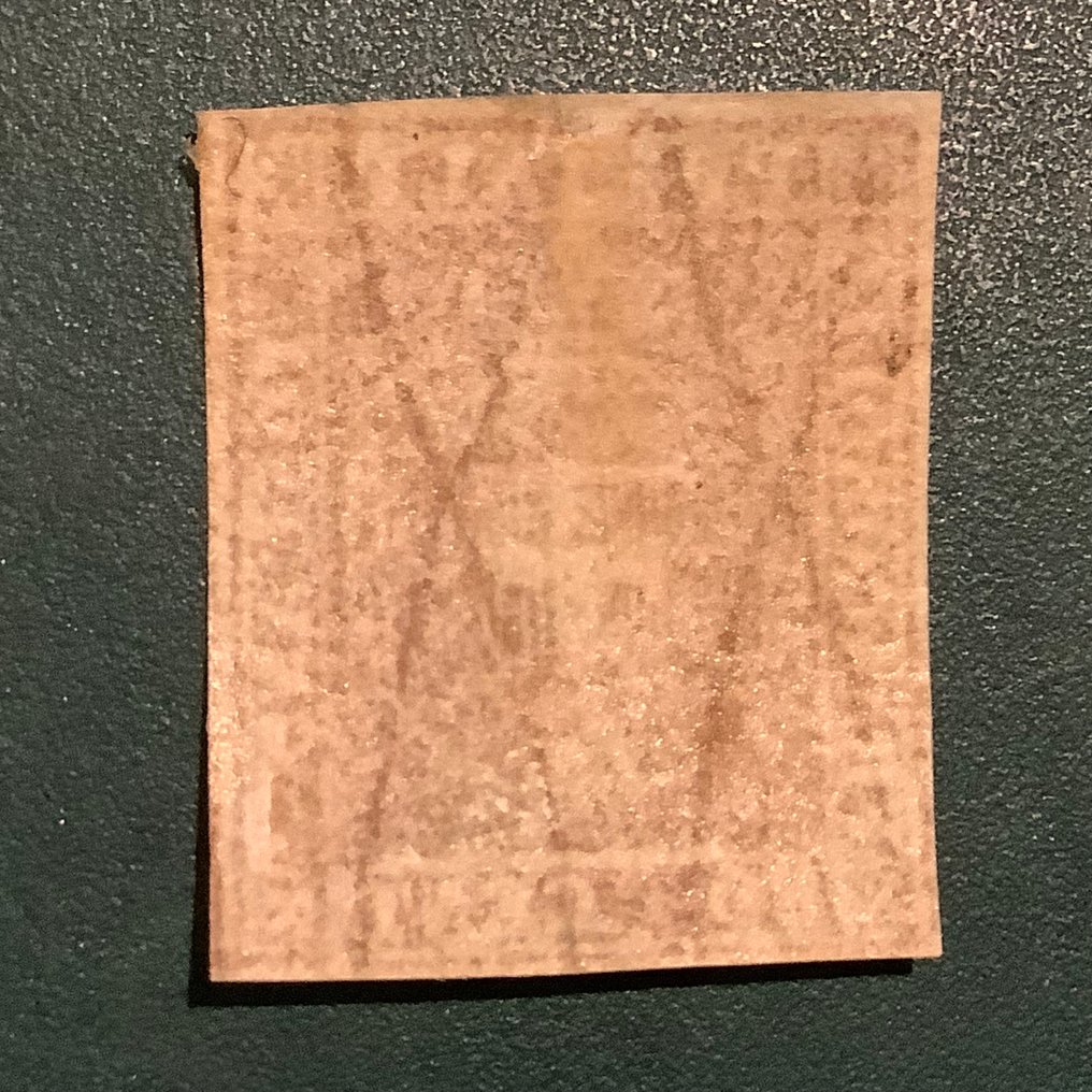 Αρχαία ιταλικά κράτη -  Τοσκάνη 1860 - 80 cent σήμα ασπίδας με καλές περιθωρίσεις. - Sassone 22 #4.3