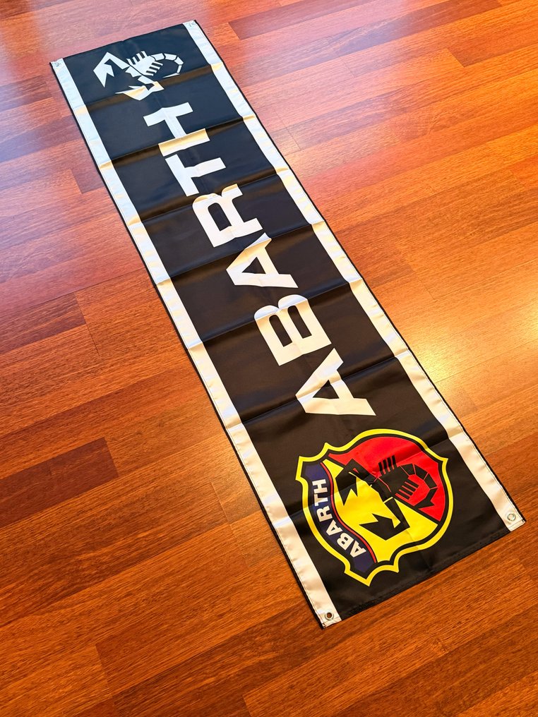 Flag - Abarth - Scorpion Performance Banner – Premium Racing Decor – 180 × 45 cm #2.1