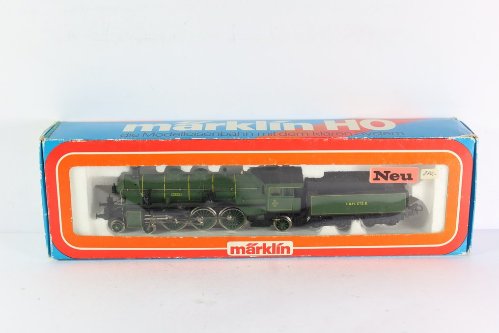 Märklin H0轨 - 3092 - 带煤水车的蒸汽机车 (1) - S 3/6 - K.Bay.Sts.B #2.1