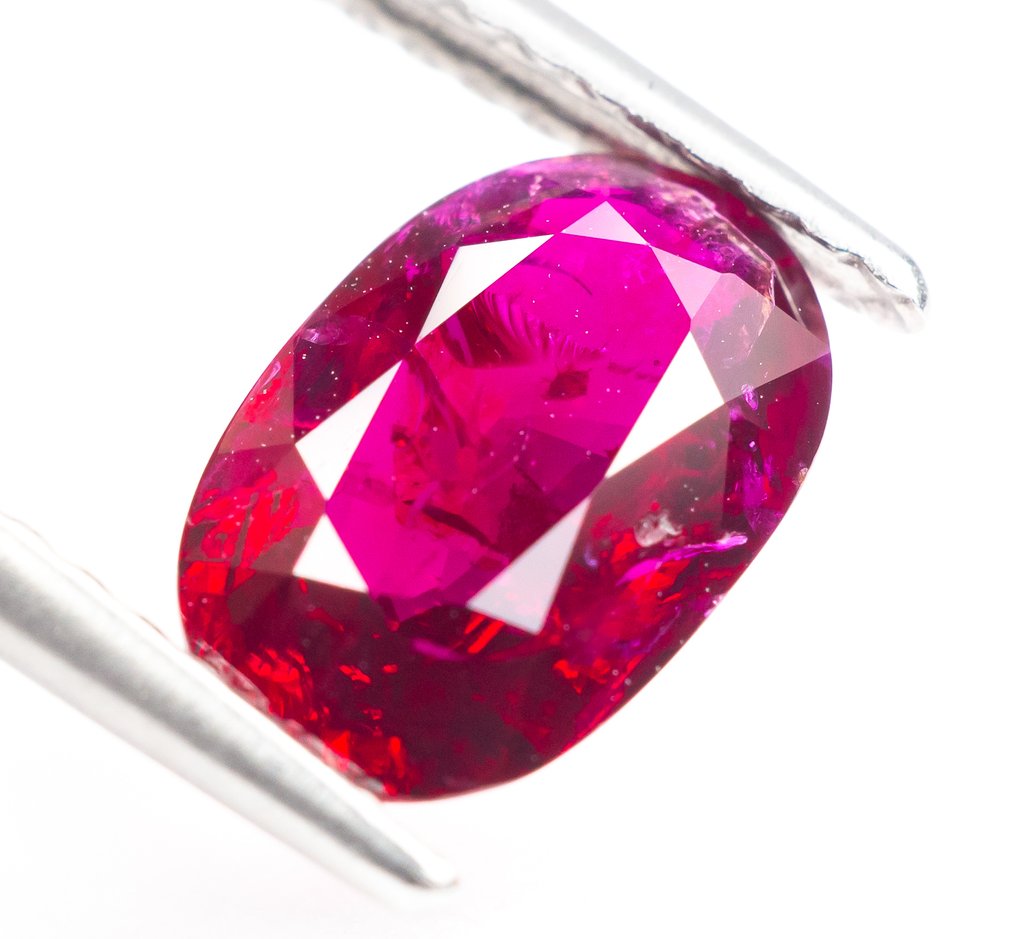 沒有保留價 紅寶石 - 1.43 ct - Lotus Gemology - 生动的“Royal Red”(MOZ) #2.1