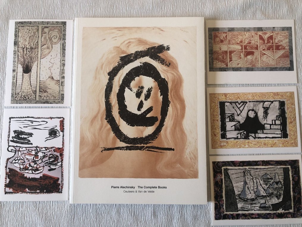 Pierre Alechinsky - The complete books + 5 art cards - 2002 #1.0