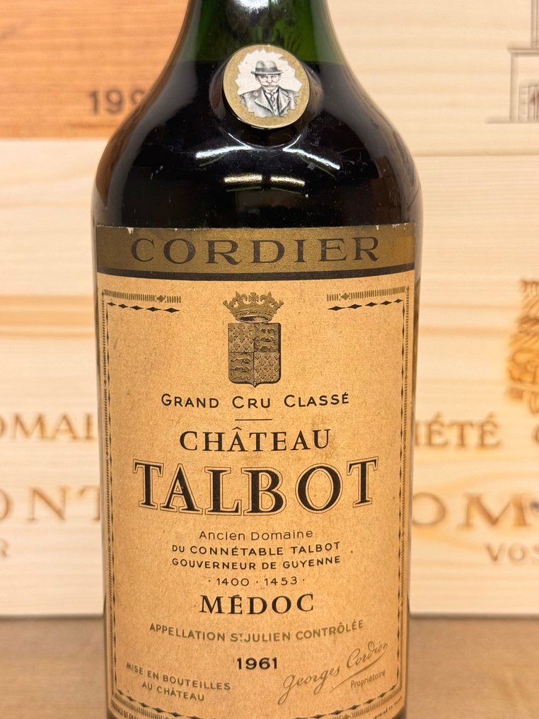 1961 Château Talbot - Medoc Grand Cru Classé - 1 Φιάλη (0,75L) #4.3