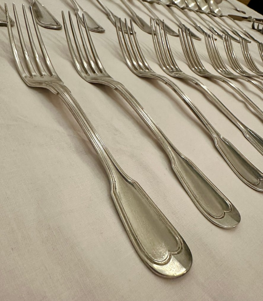 Christofle - Servizio di posate (41) - Chinon - Placcato argento #1.0