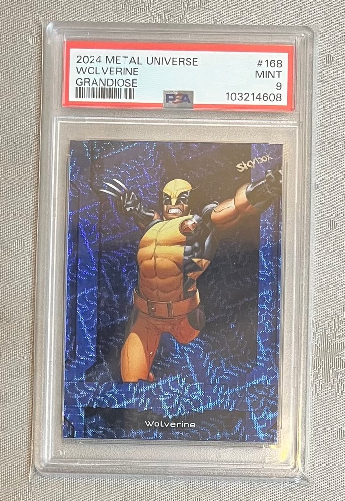 Marvel Metal Universe Avengers - skybox UDC 2024 - Grandiose - #168 Wolverine - 1 Graded card - PSA 9 #2.1