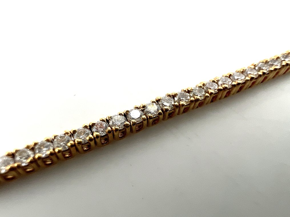 Βραχιόλι - 18 καράτια Κίτρινο χρυσό - 1.10ct. tw. Διαμάντι (Φυσικό) #1.0
