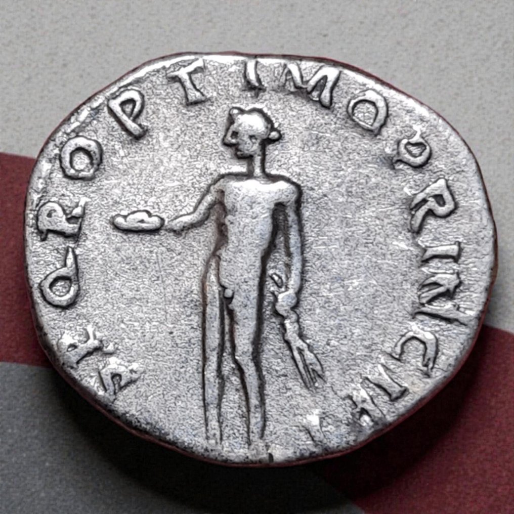 Empire romain. Trajan (98-117 apr. J.-C.). Denarius Rome - Genius #1.0