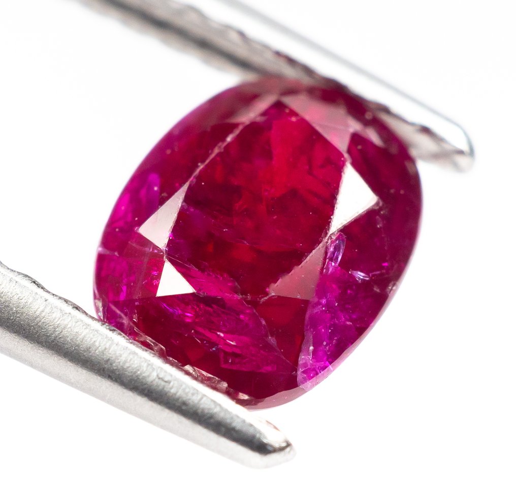 没有保留价 红宝石  - 1.22 ct - Bellerophon 宝石实验室 - 深红色（莫桑比克） #2.1