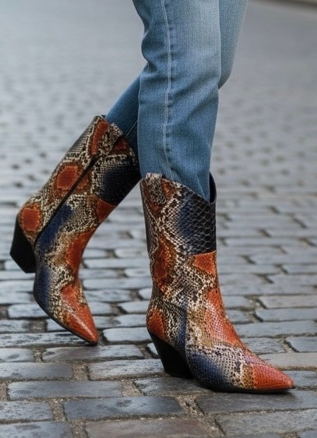 Santoni-Python - Καουμπόικες μπότες - Mέγεθος: EU 38 #1.0