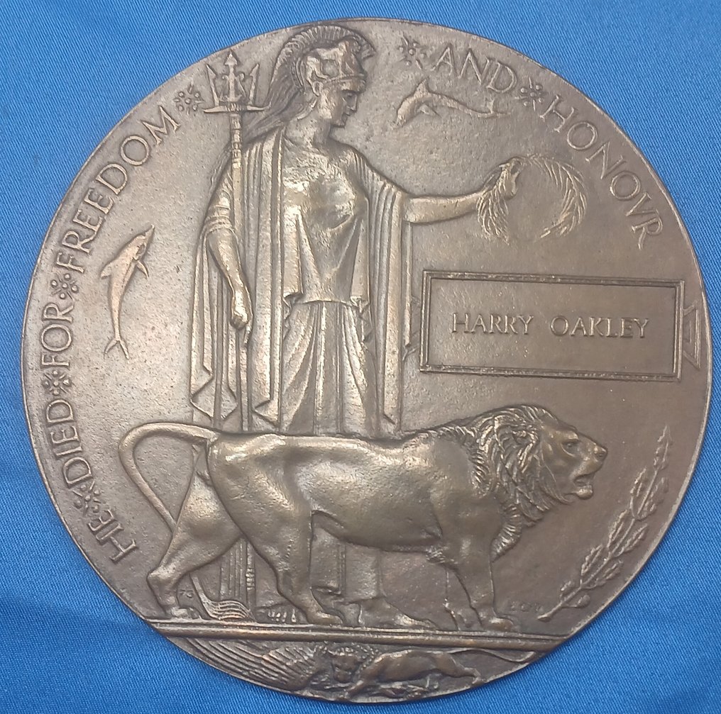 Ηνωμένο Βασίλειο - Στρατιωτικό μετάλλιο - Πενήντα σεντς του ανθρώπου του θανάτου. #1.0