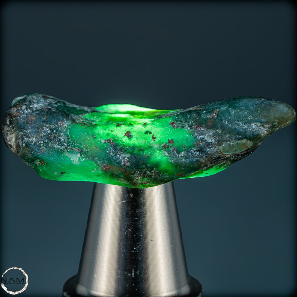 Cristal brut d'émeraude naturel. avec une intensité de couleur exceptionnelle - 48,25 ct- 9.65 g #2.1