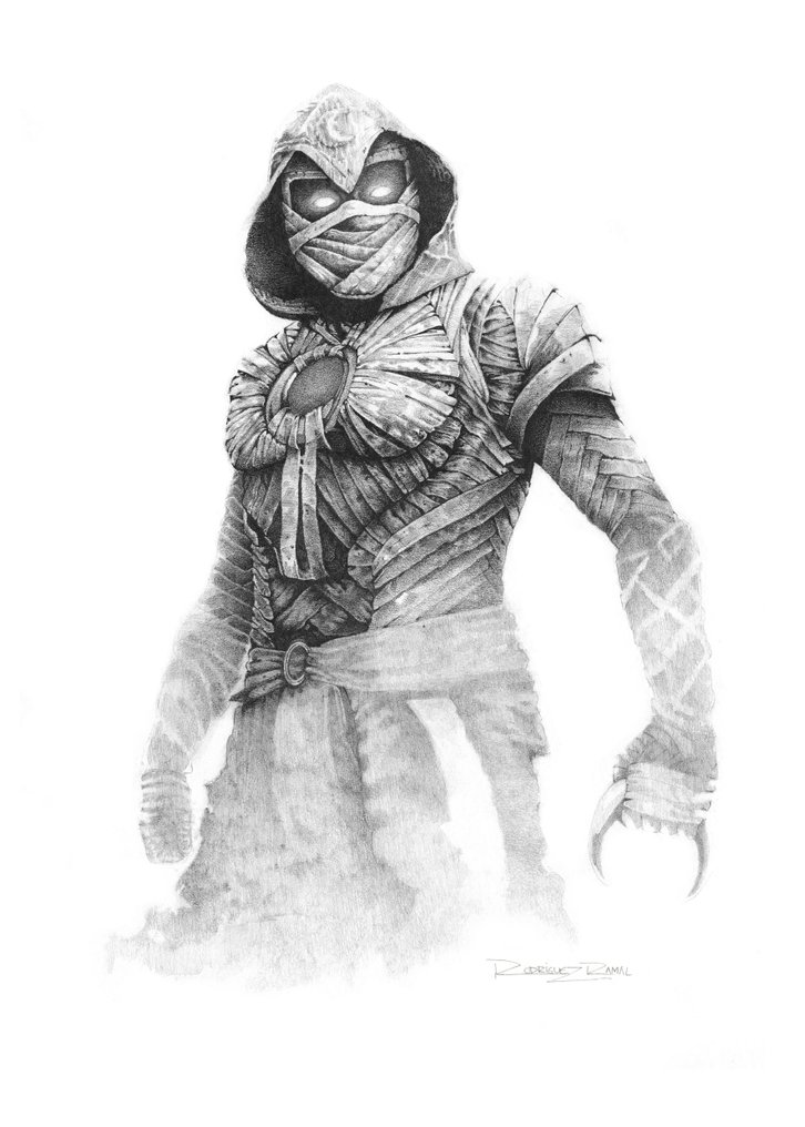 Joaquin Ramal - 1 Fine Art Print - Moon Knight - Embossed Edition #1.0