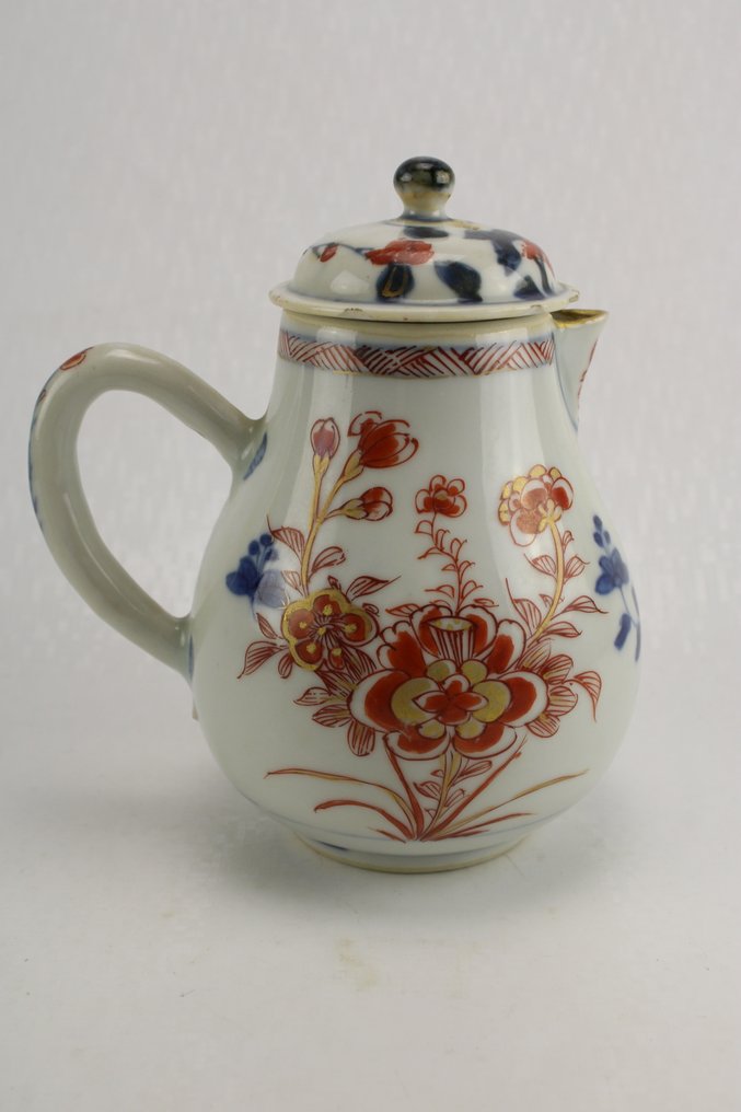 Σερβίτσιο τσαγιού (2) - Πορσελάνη - Τσαγιέρα Imari και κανάτα γάλακτος. #4.3